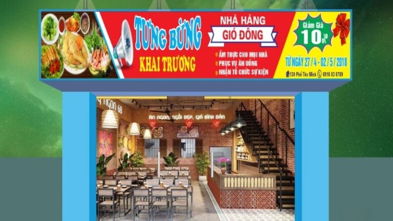 25+ mẫu băng rôn khai trương quán ăn chuyên nghiệp nhất